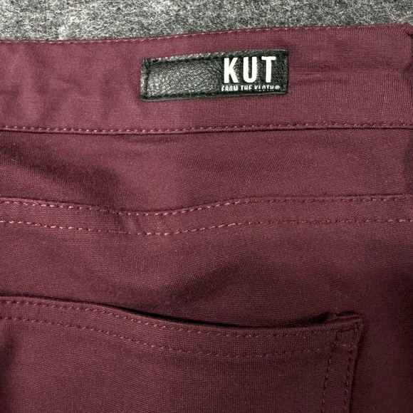KUT women’s Burgundy Jeans - Picture 3 of 6